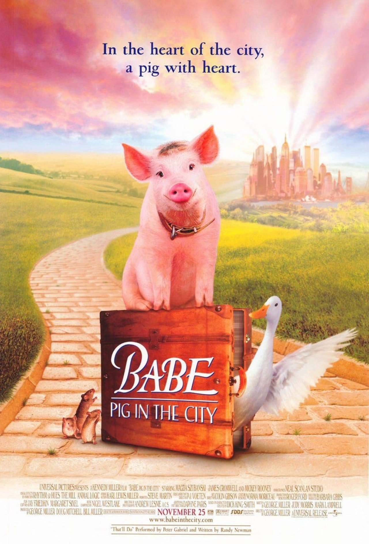 Babe - Pig in the City (1998) movie poster download