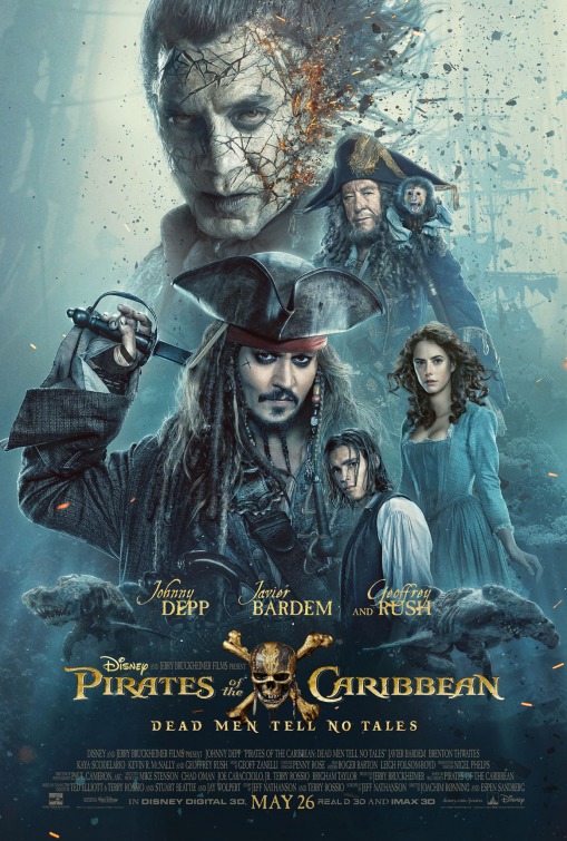 Pirates of the Caribbean Dead Men Tell No Tales (2017) movie poster download