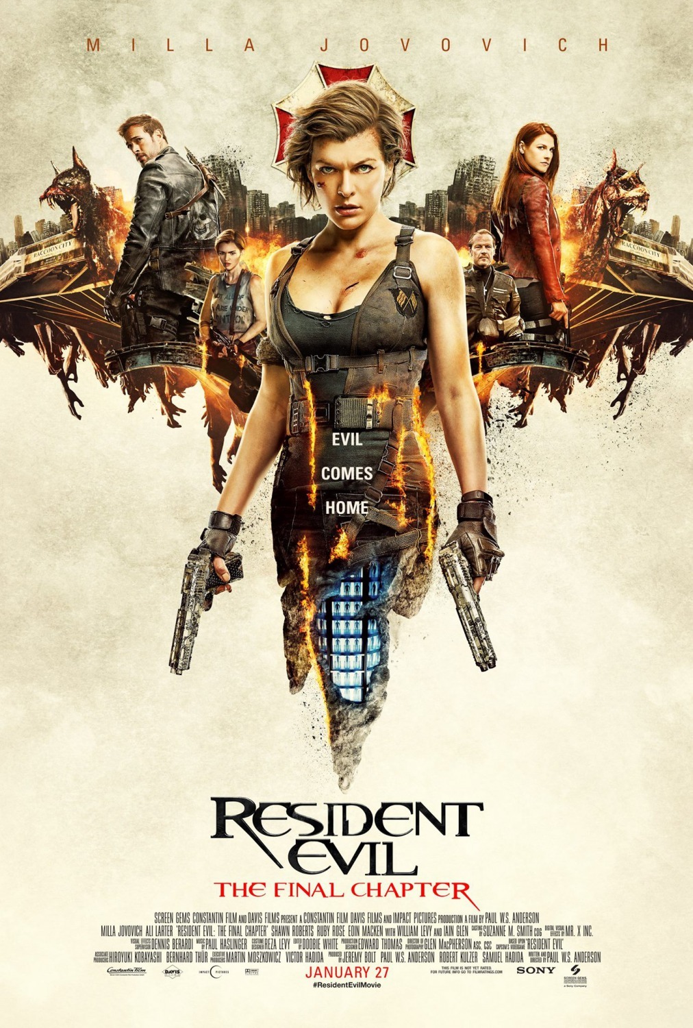 Resident Evil The Final Chapter (2017) movie poster download